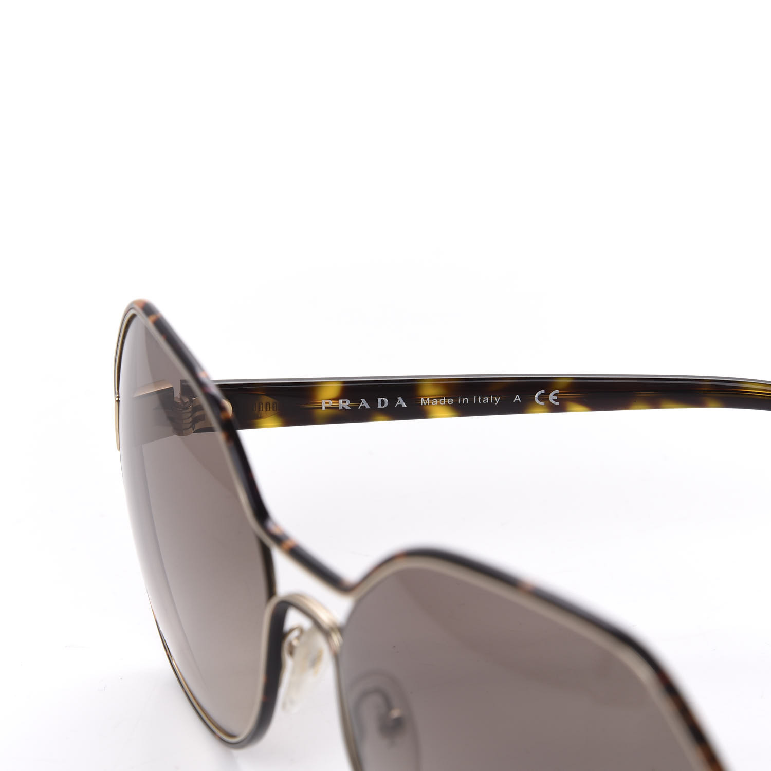 Prada Oversized Retro Sunglasses Spr T Tortoise