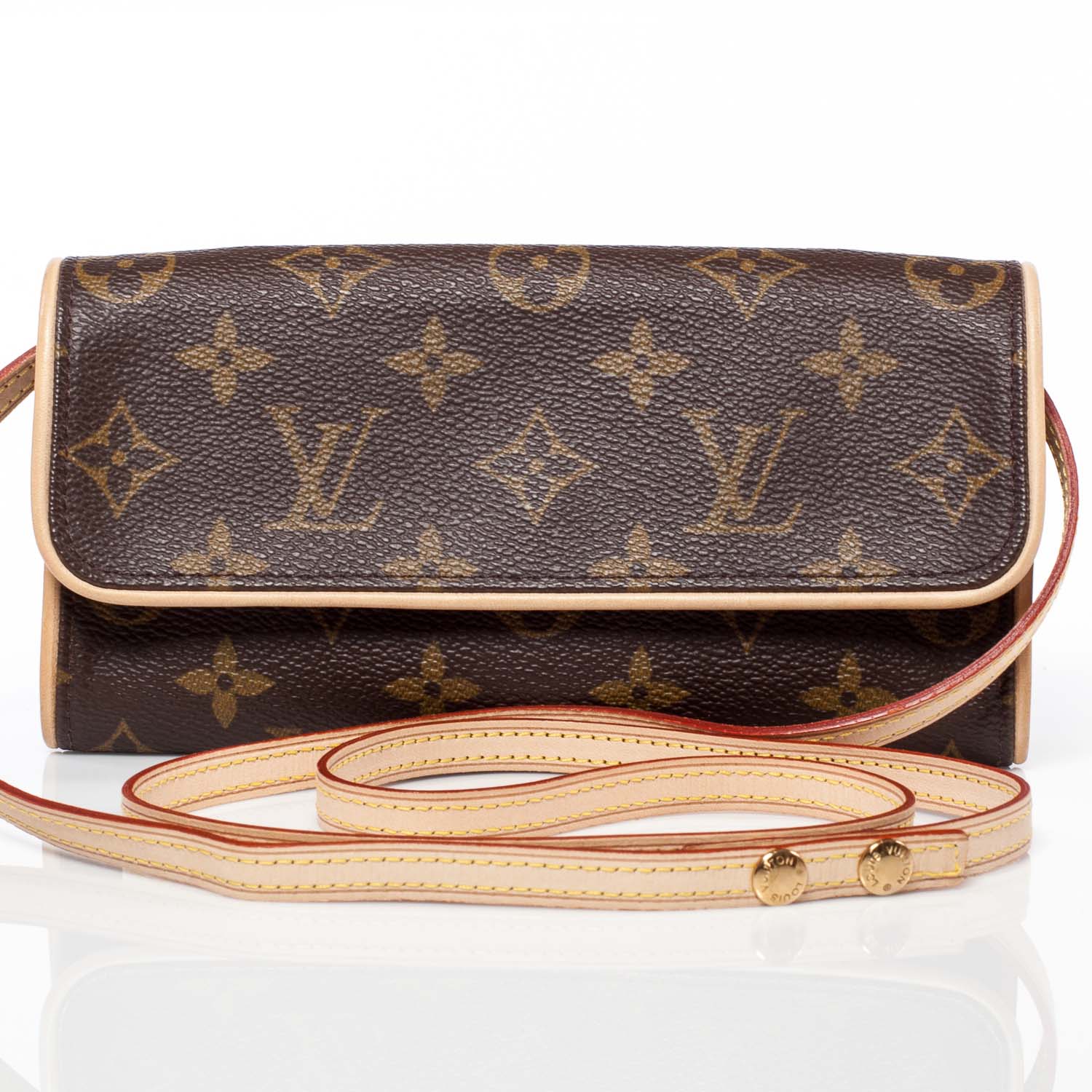 LOUIS VUITTON Monogram Pochette Twin PM 35764