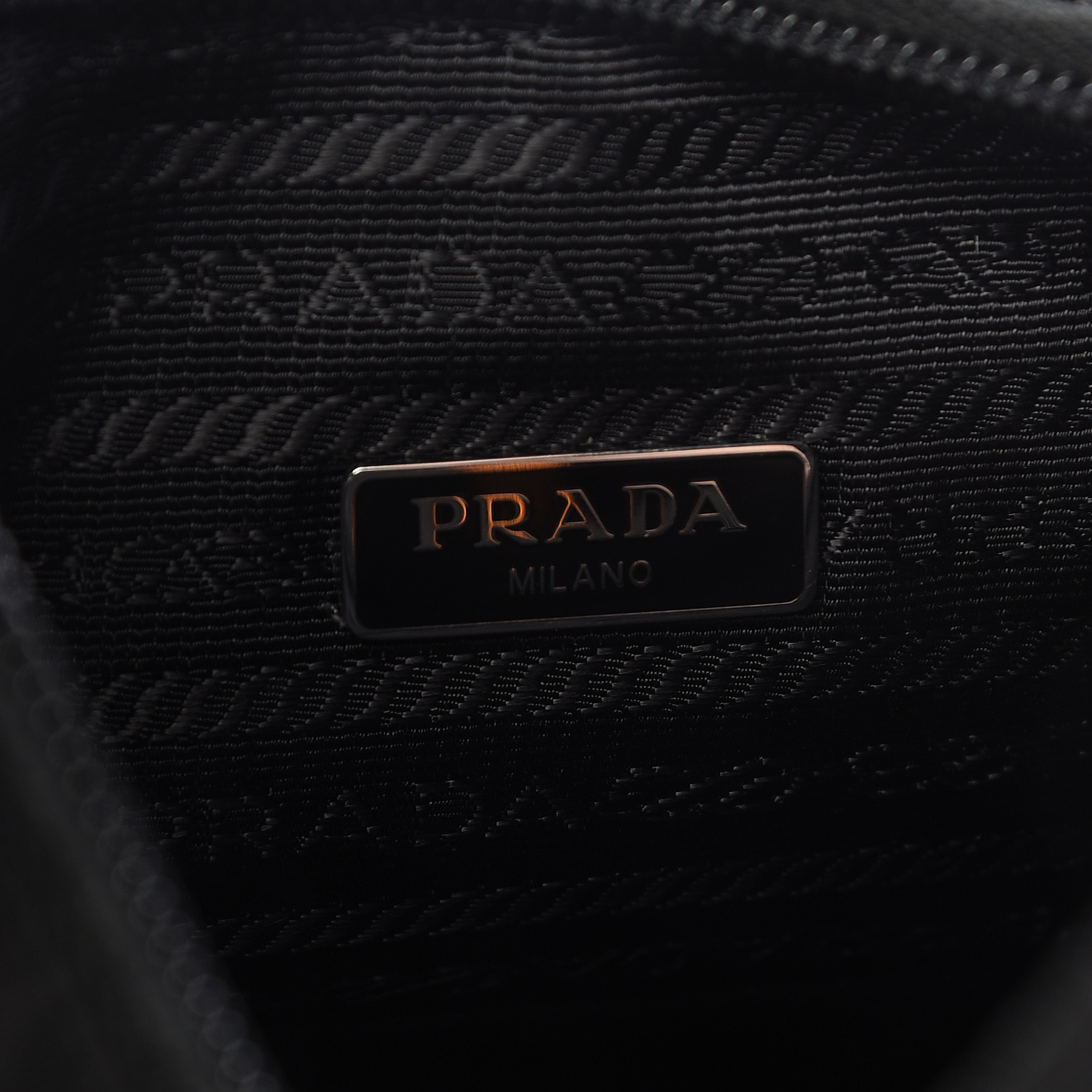 PRADA Tessuto Nylon Mini Re Edition 2000 Bag Black 477025