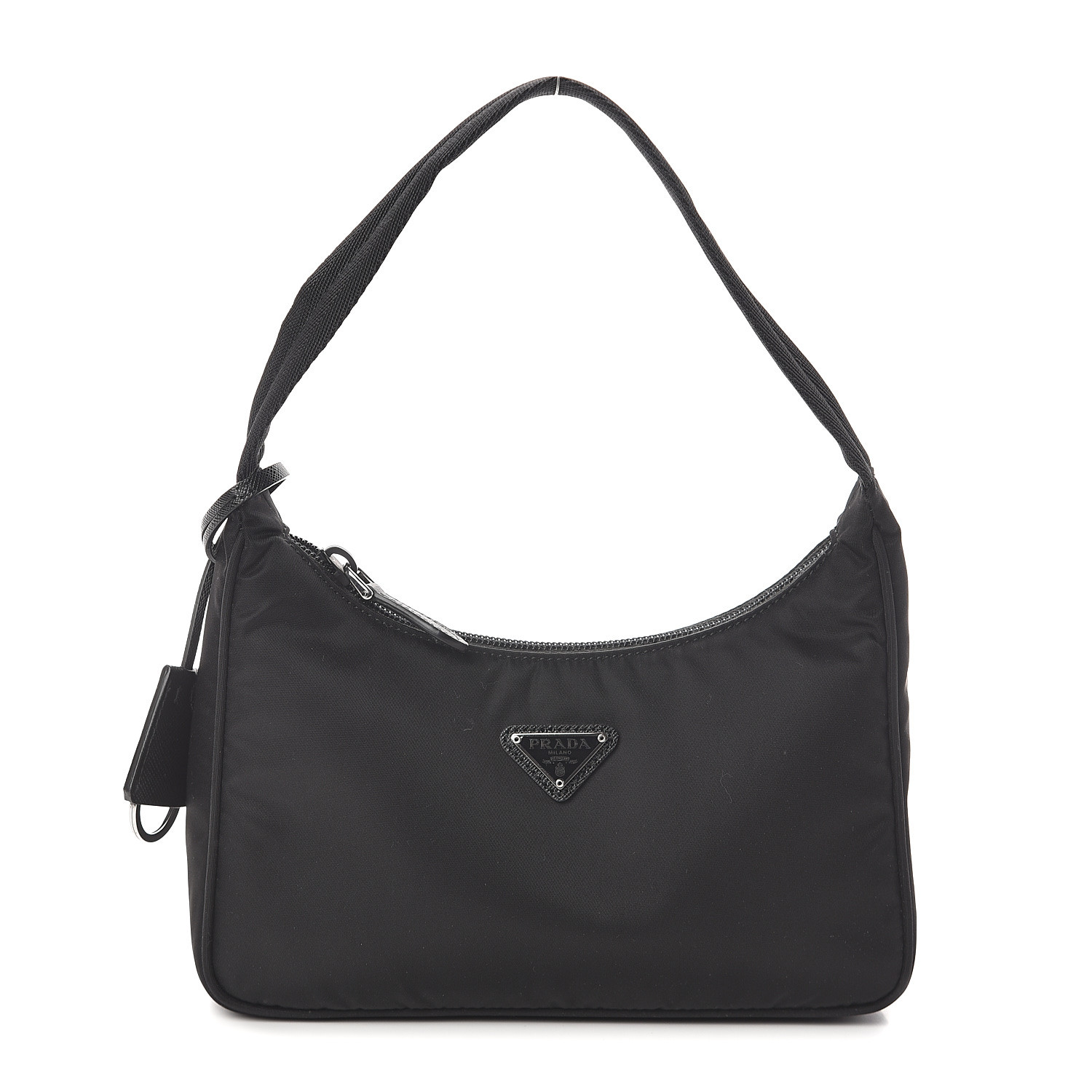 Prada Tessuto Nylon Mini Re Edition Shoulder Bag Black