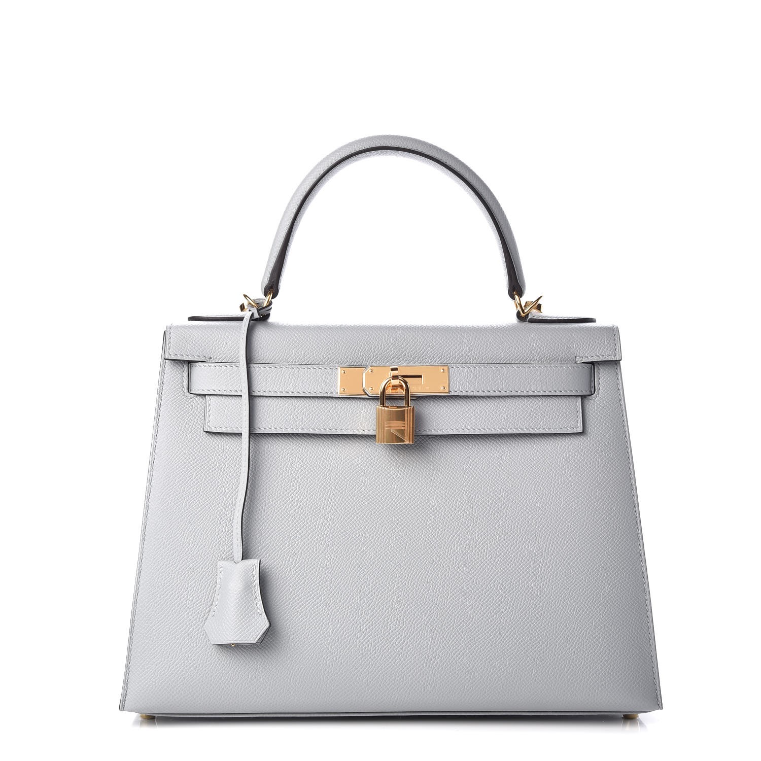 Hermes Epsom Kelly Sellier Bleu Glacier