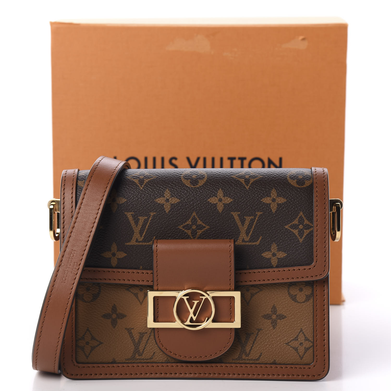 LOUIS VUITTON Reverse Monogram Dauphine Mini 596362