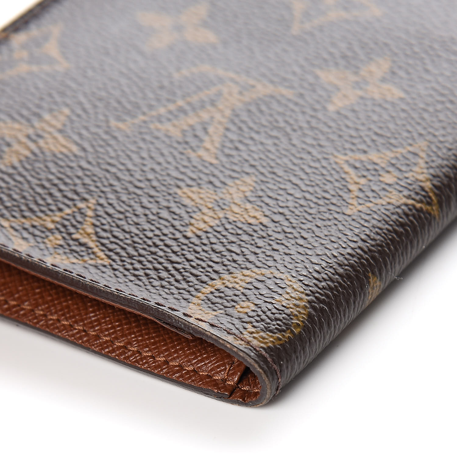 Louis Vuitton Monogram Porte Valeurs Checkbook Wallet Semashow