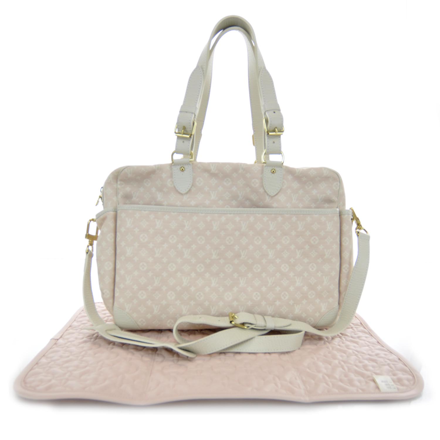 Louis Vuitton Mini Lin Diaper Bag Pink