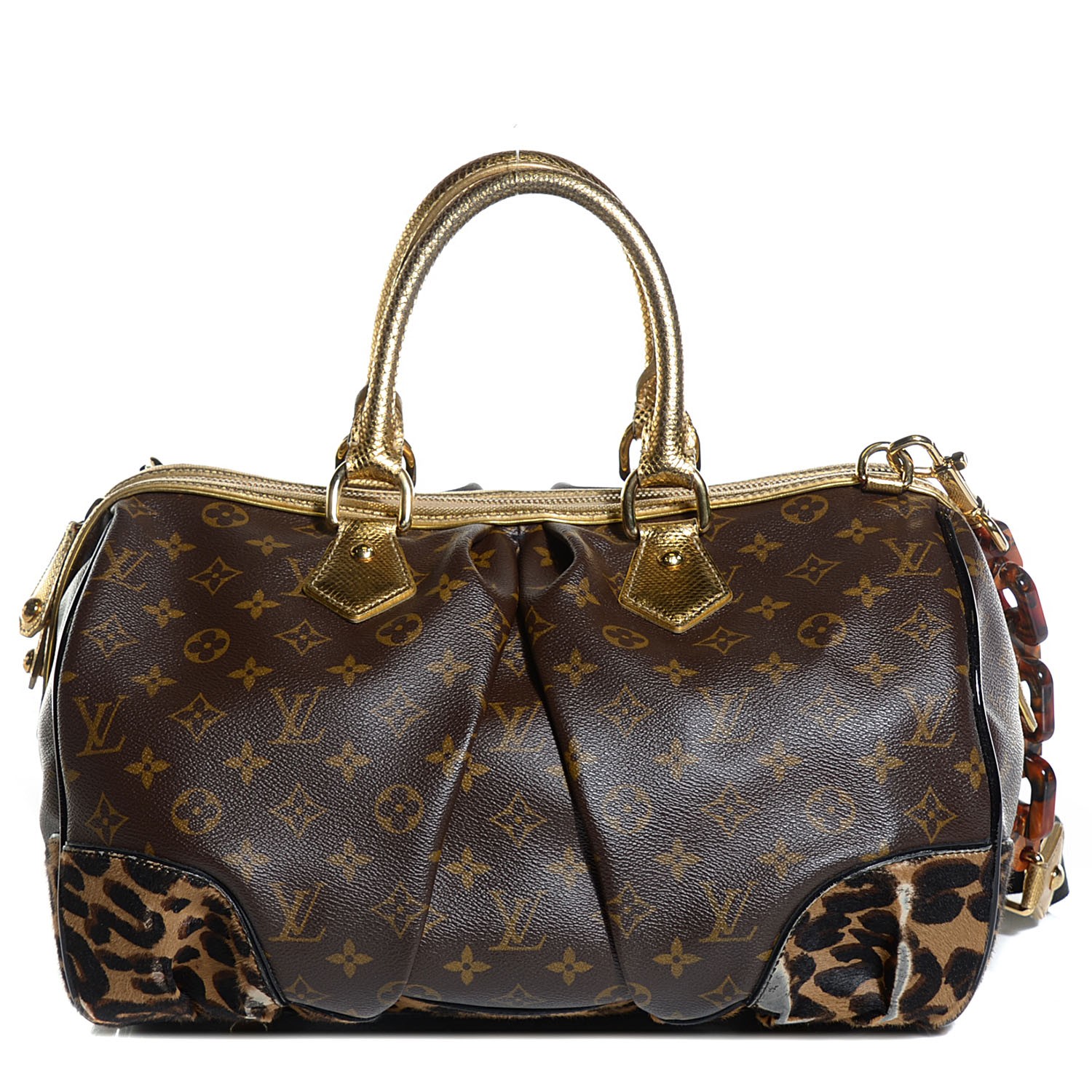 Louis Vuitton Baby Bag Limited Edition Stephen Sprouse Leopard Chenille  Print