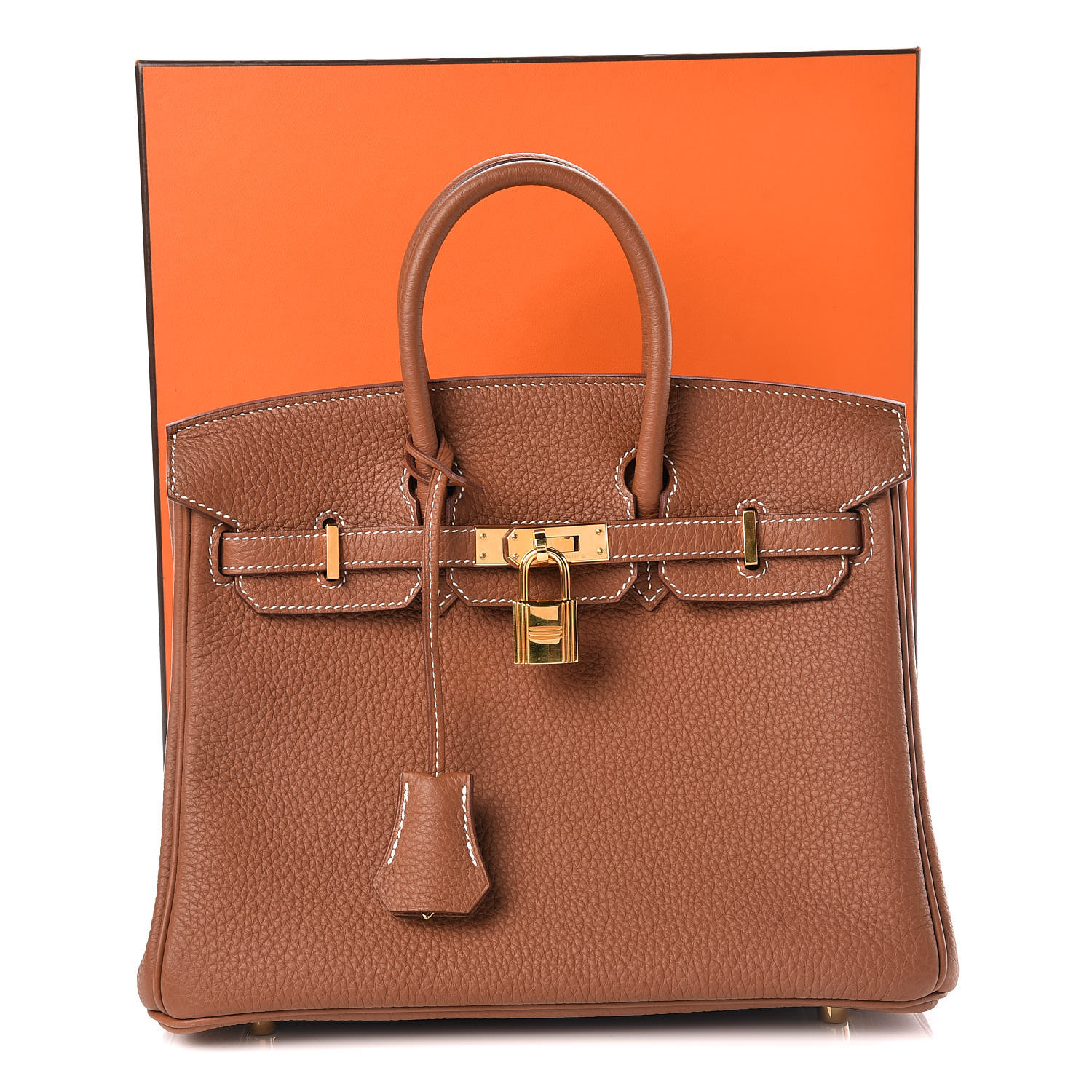 HERMES Togo Birkin 25 Gold 390033