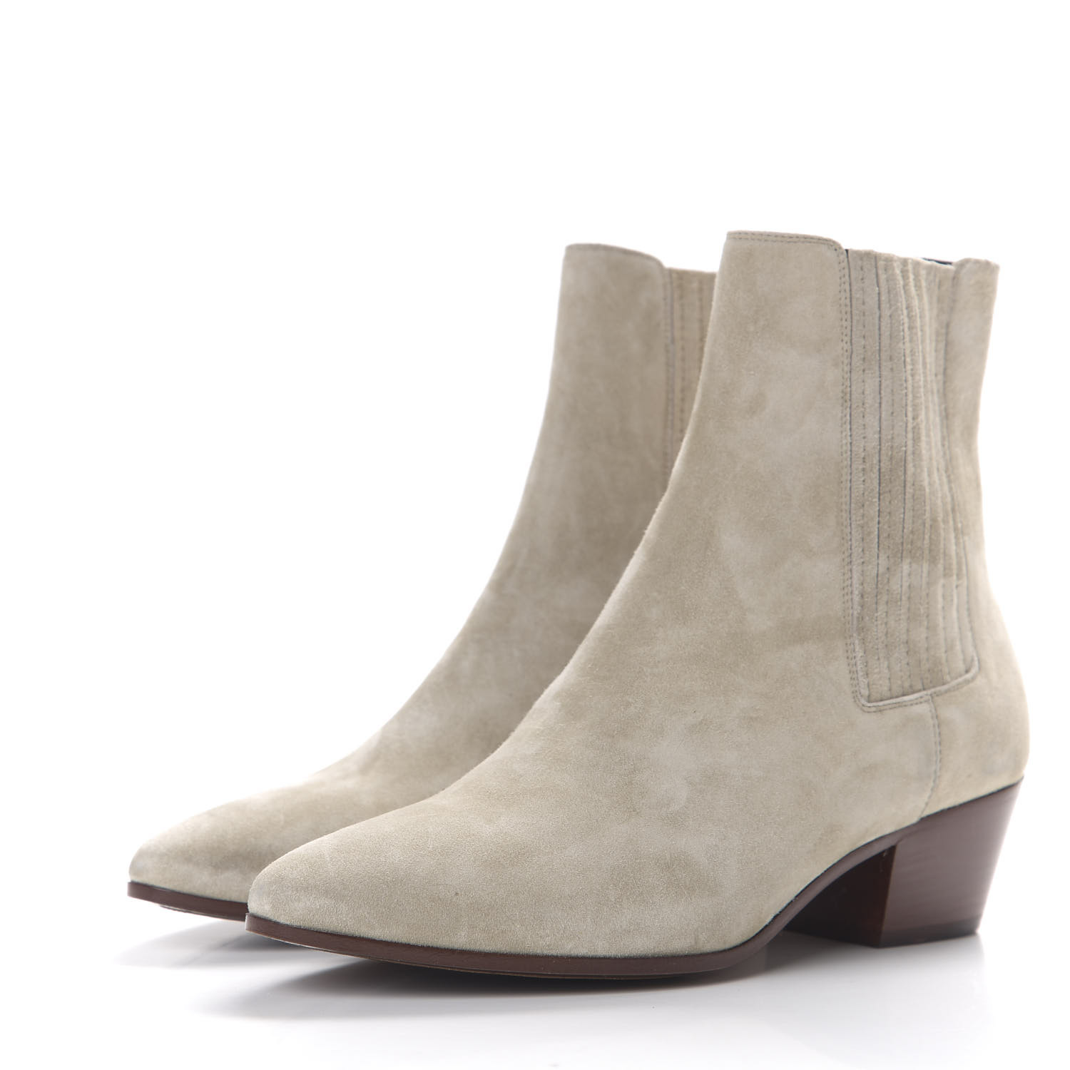 saint laurent west chelsea leather booties