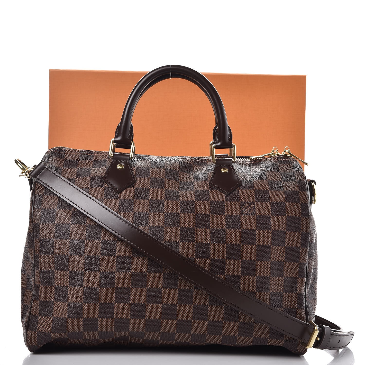 speedy 30 bandouliere damier ebene