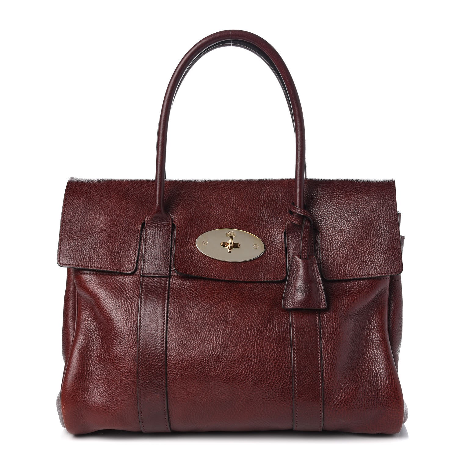 MULBERRY Natural Leather Bayswater Oxblood 308563