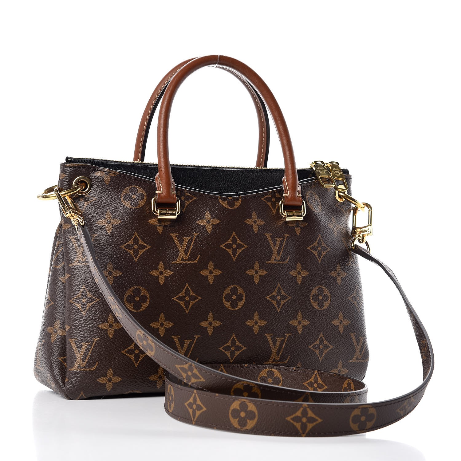 louis vuitton monogram pallas full bb black