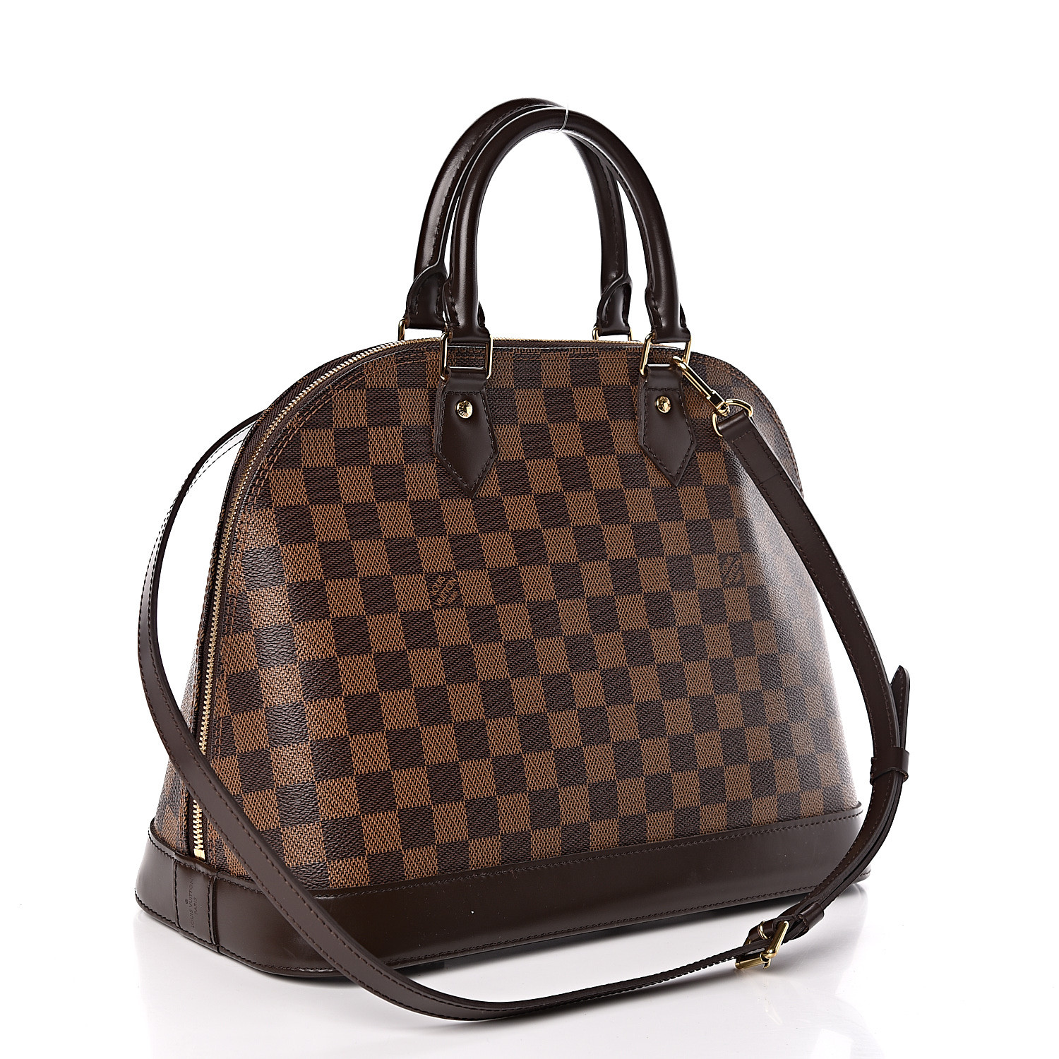 LOUIS VUITTON Damier Ebene Alma MM 464597