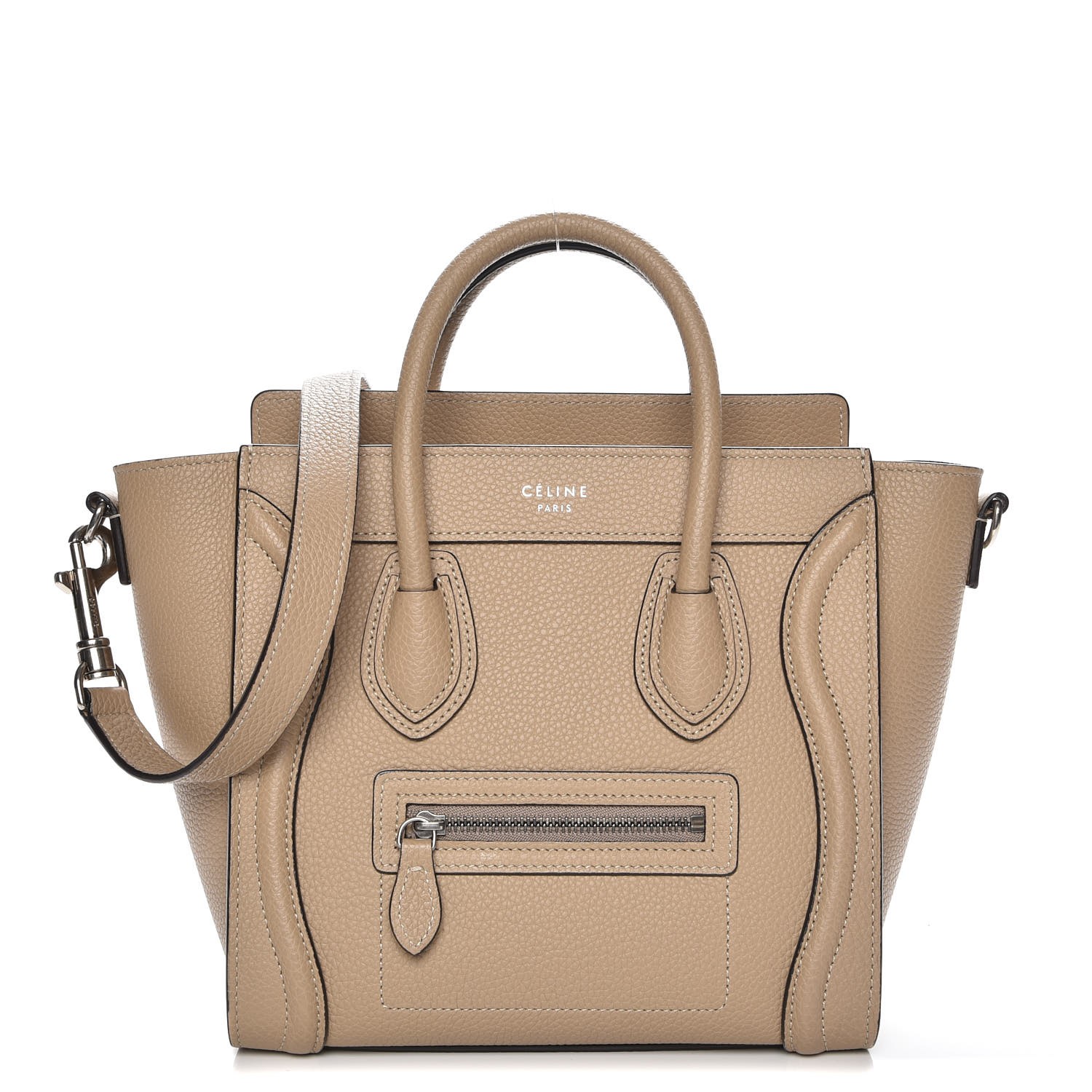 celine nano luggage beige