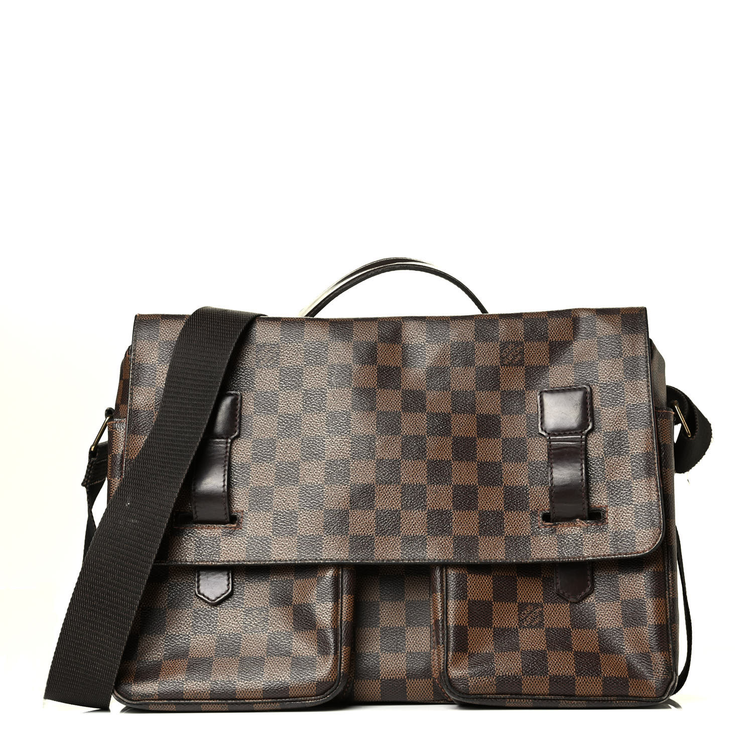 louis vuitton damier ebene broadway messenger bolsa