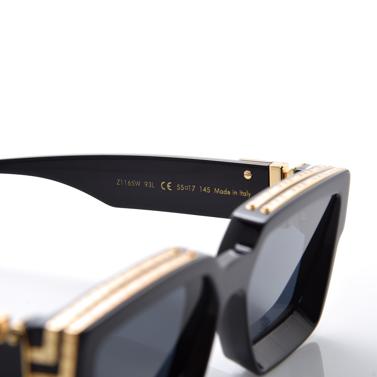 Louis Vuitton Acetate 1 1 Millionaires Z1165w Sunglasses Black 385903