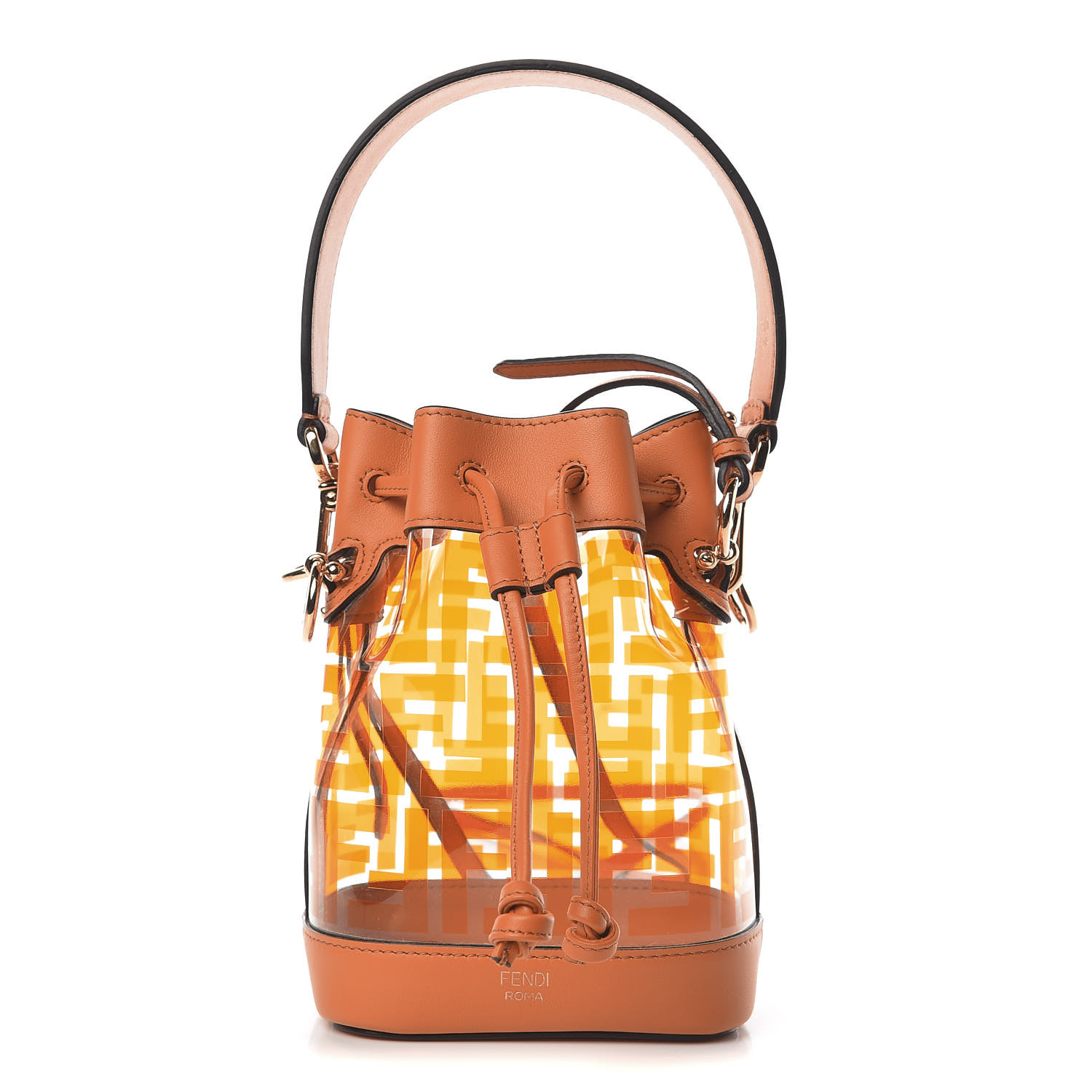 fendi transparent bucket bag