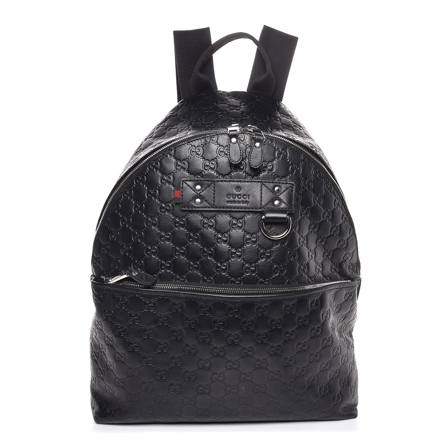 GUCCI Guccissima Backpack Black 298101