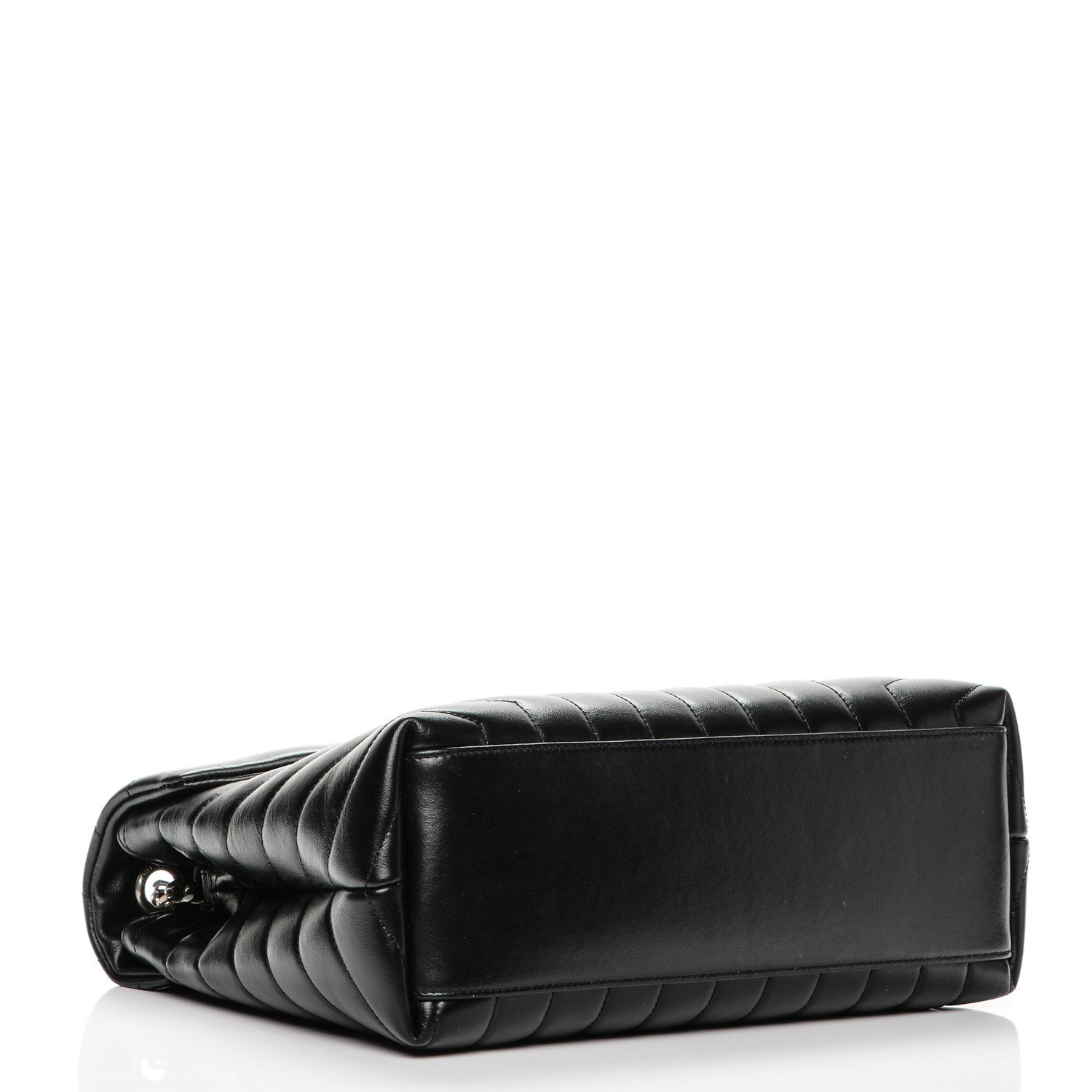 saint laurent quilted calfskin leather wallet on a chain