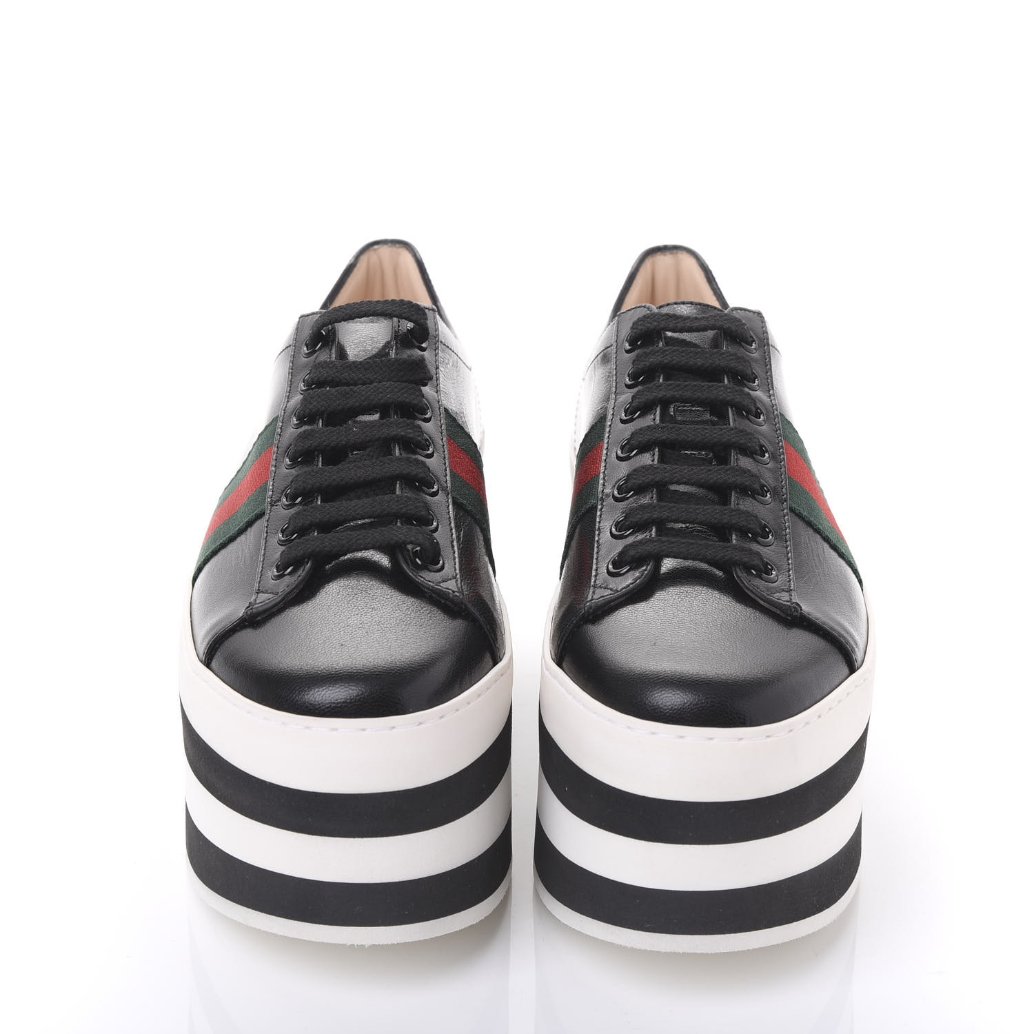 gucci black platform sneakers