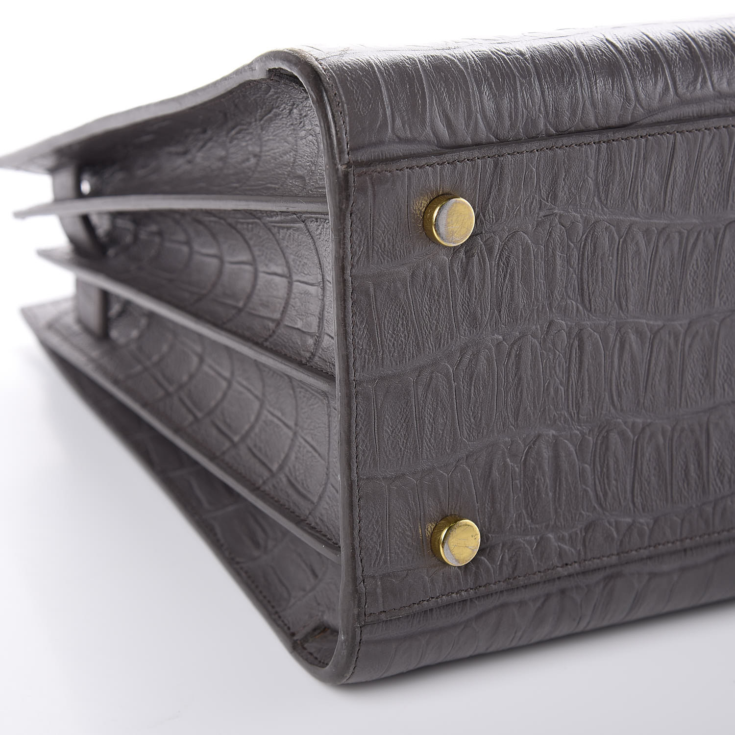 classic sac de jour small in crocodile embossed matte leather