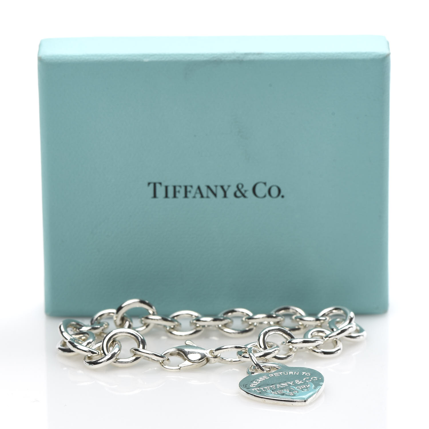 TIFFANY Sterling Silver Enamel Return To Tiffany Color Splash Heart Tag ...