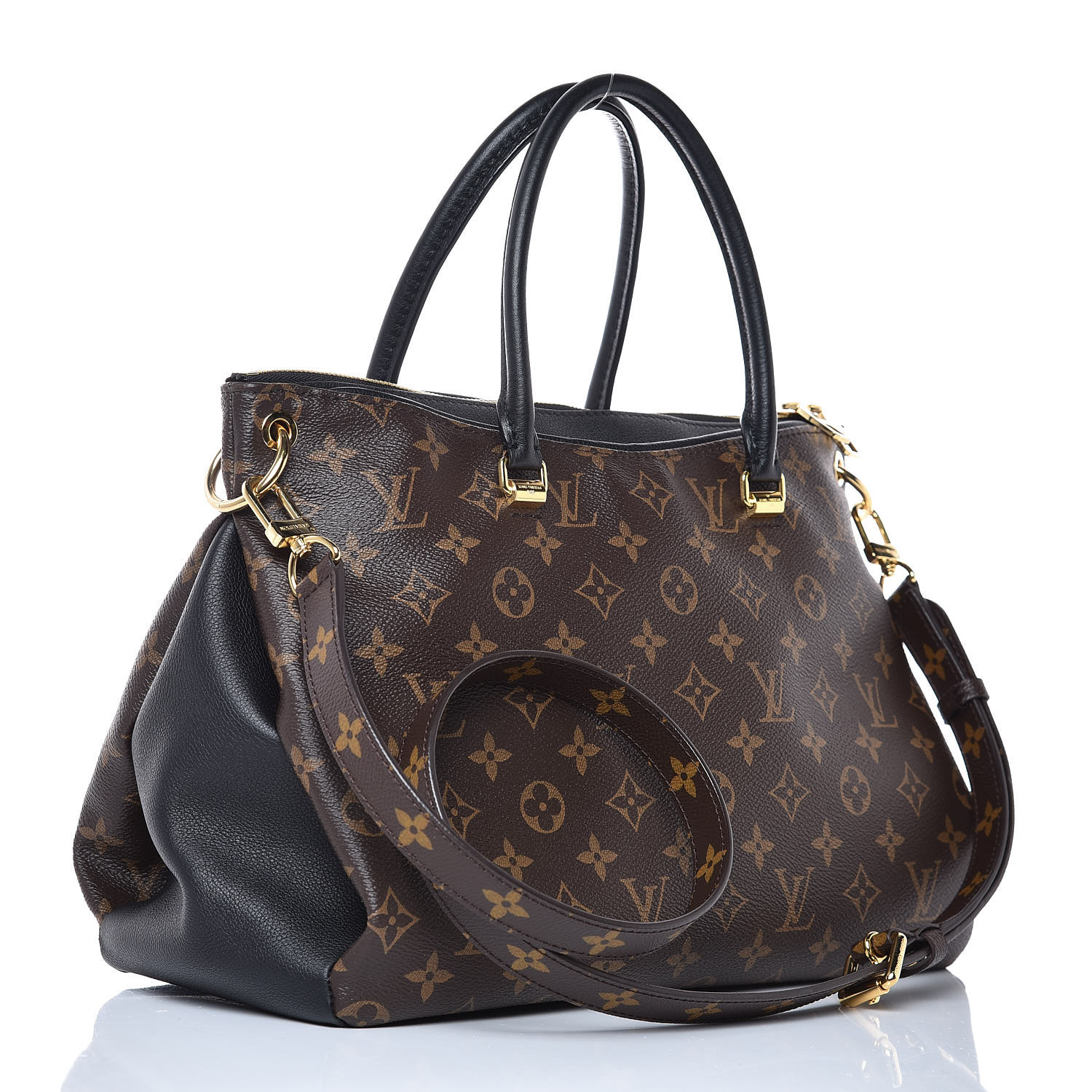 louis vuitton monogram pallas black