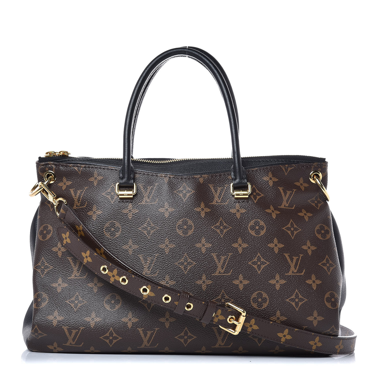 louis vuitton monogram pallas black