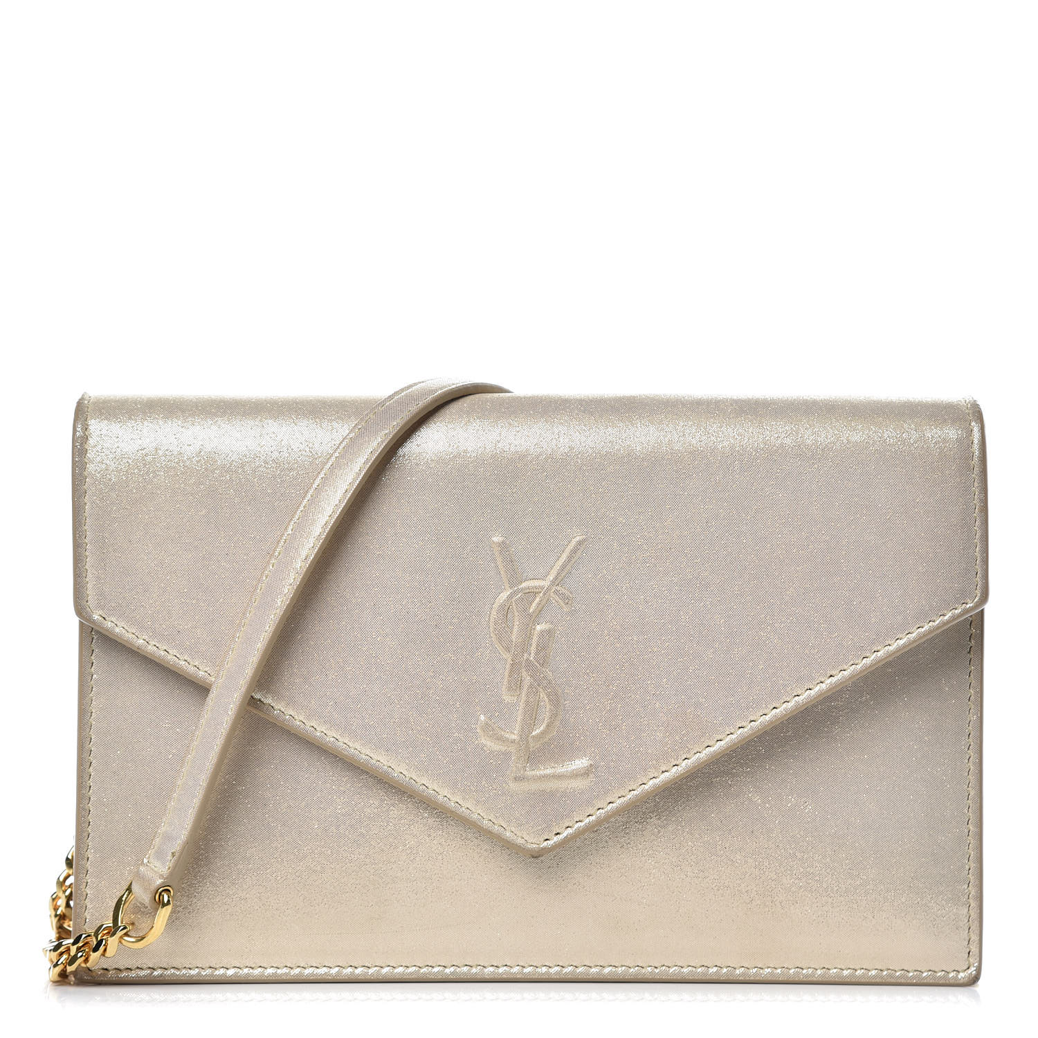 yves saint laurent envelope chain wallet