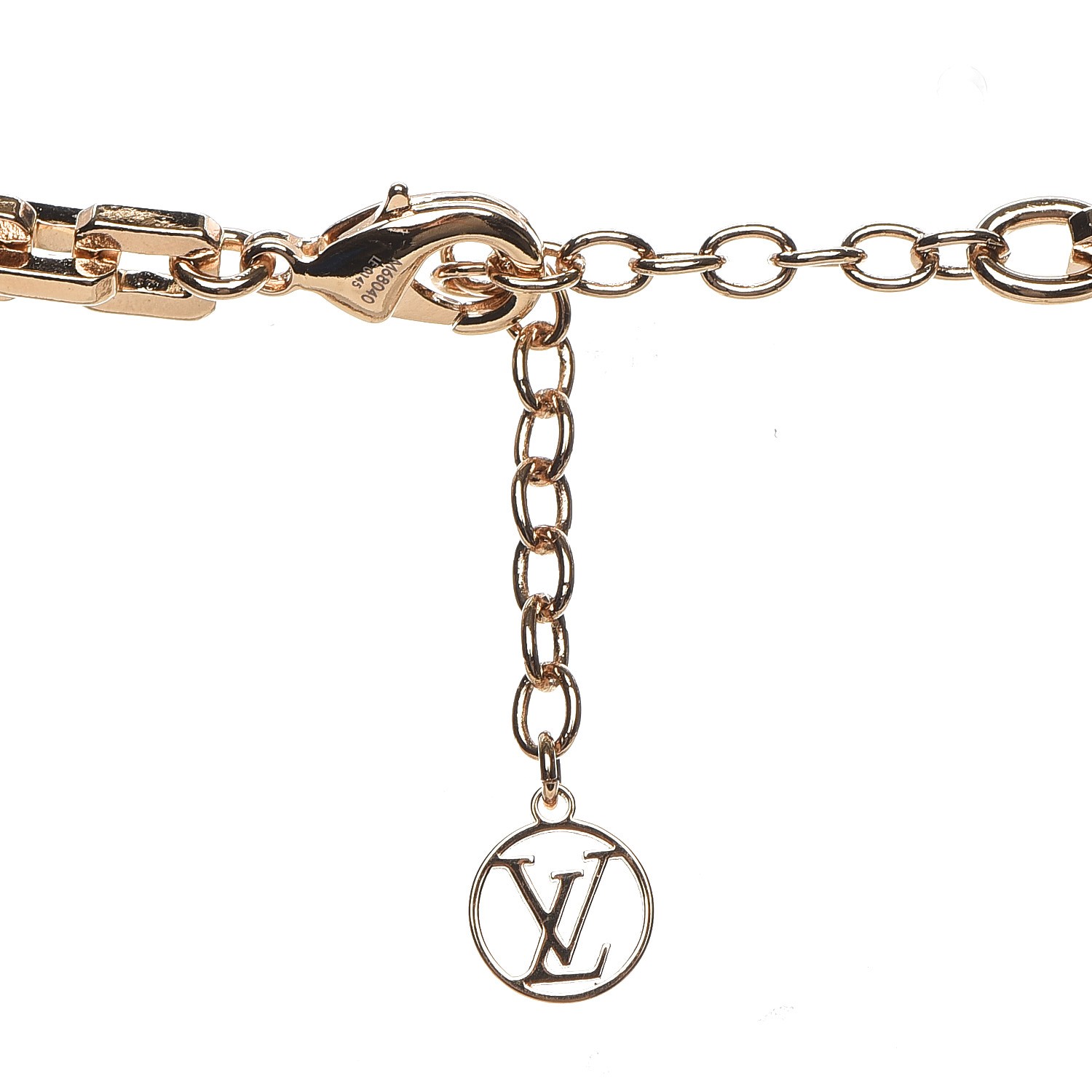 LOUIS VUITTON LV Volt Curb Chain Small Bracelet, Yellow Gold Gold. Size S