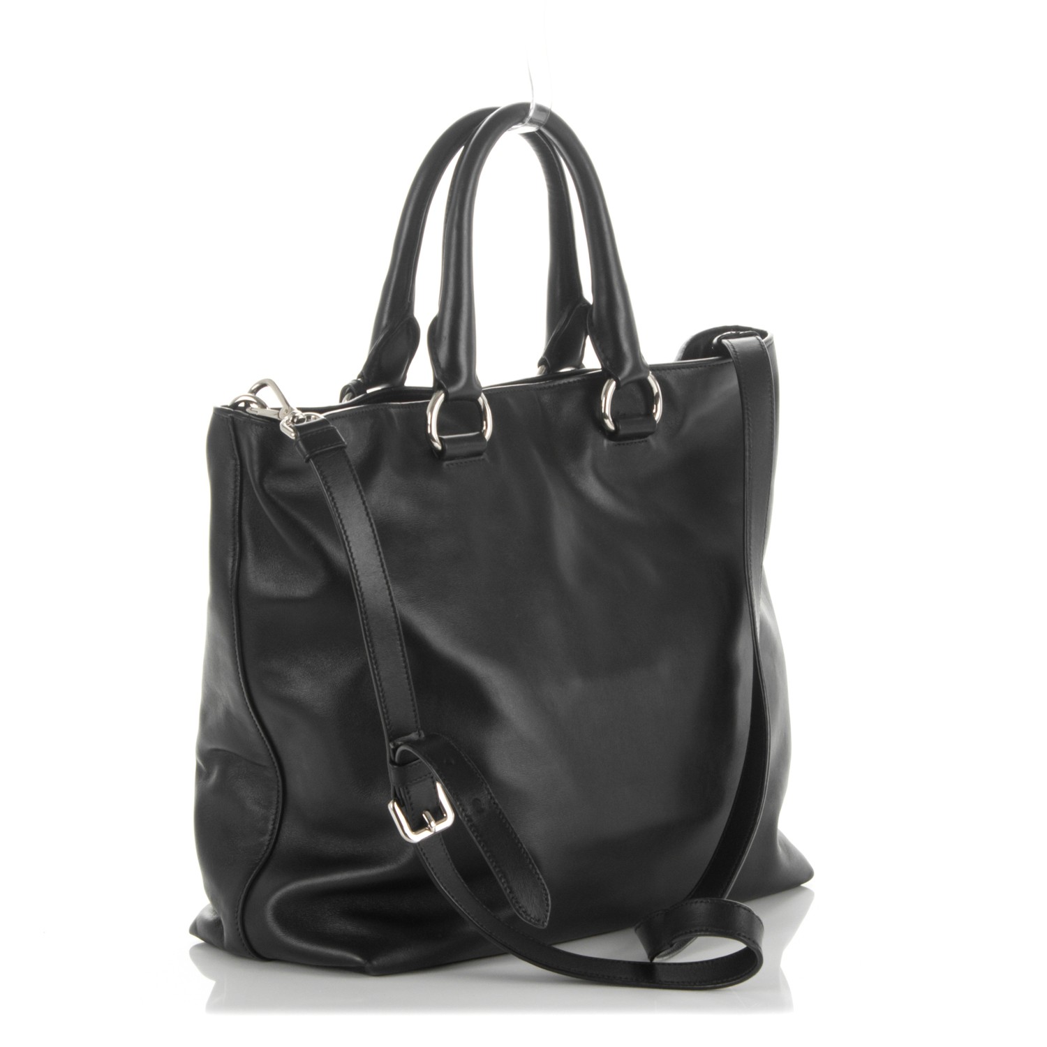 prada calf leather tote bag