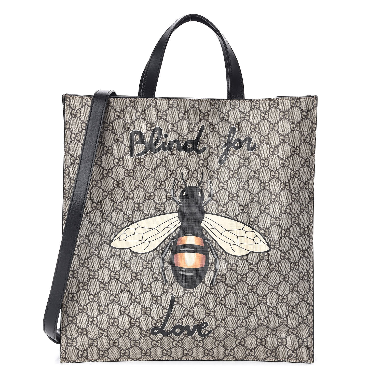 gucci supreme bees tote