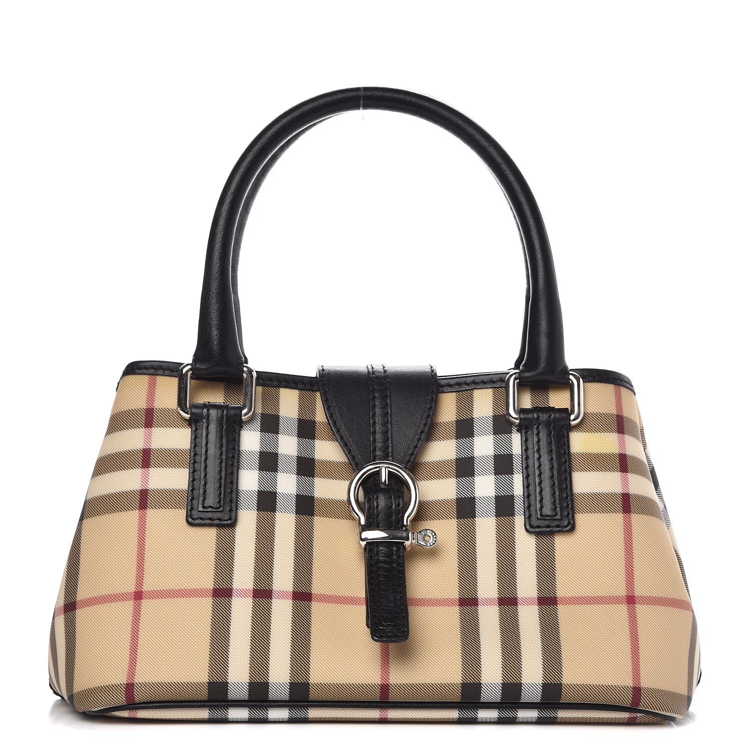 burberry nova check small tote