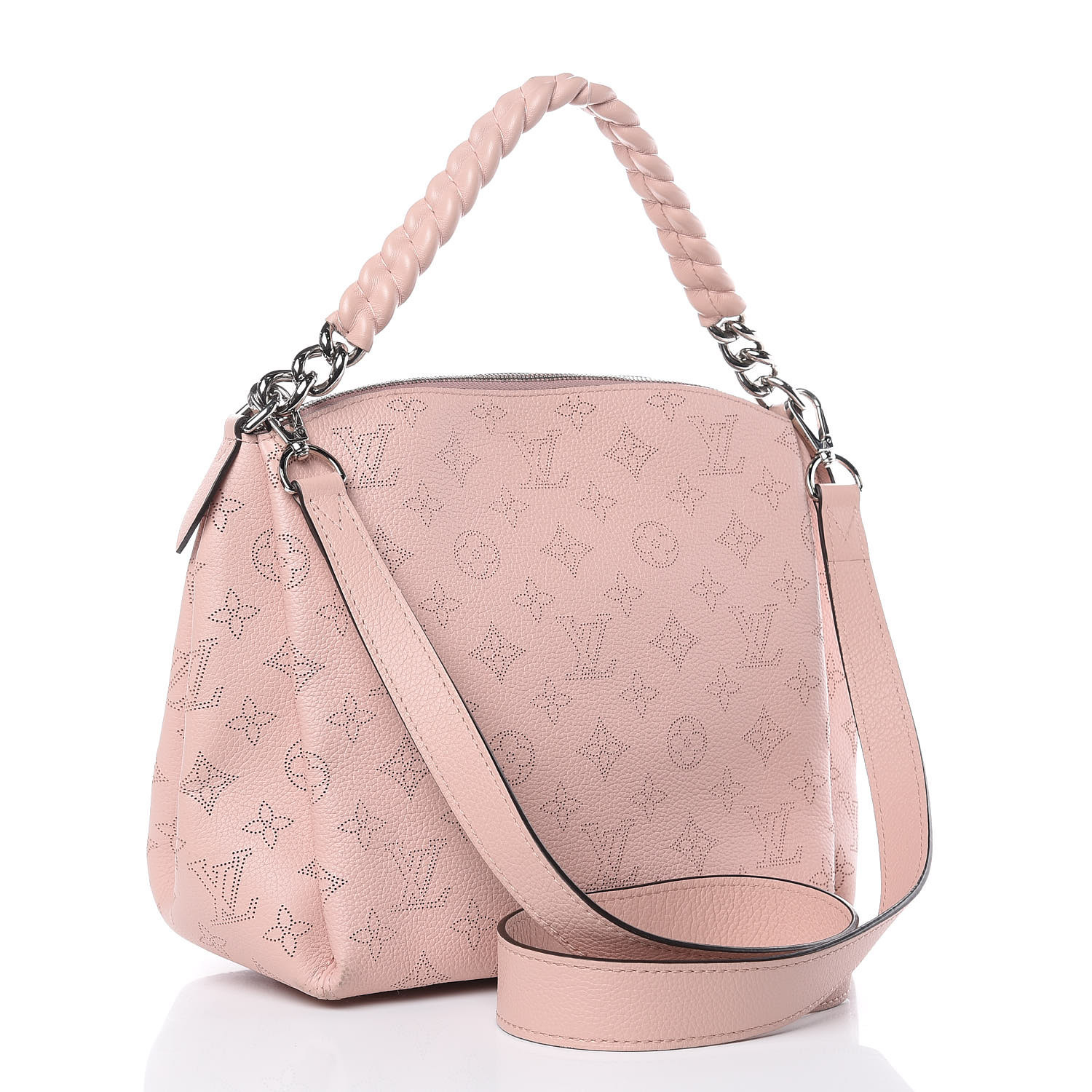 LOUIS VUITTON Mahina Babylone Chain BB Magnolia 408772