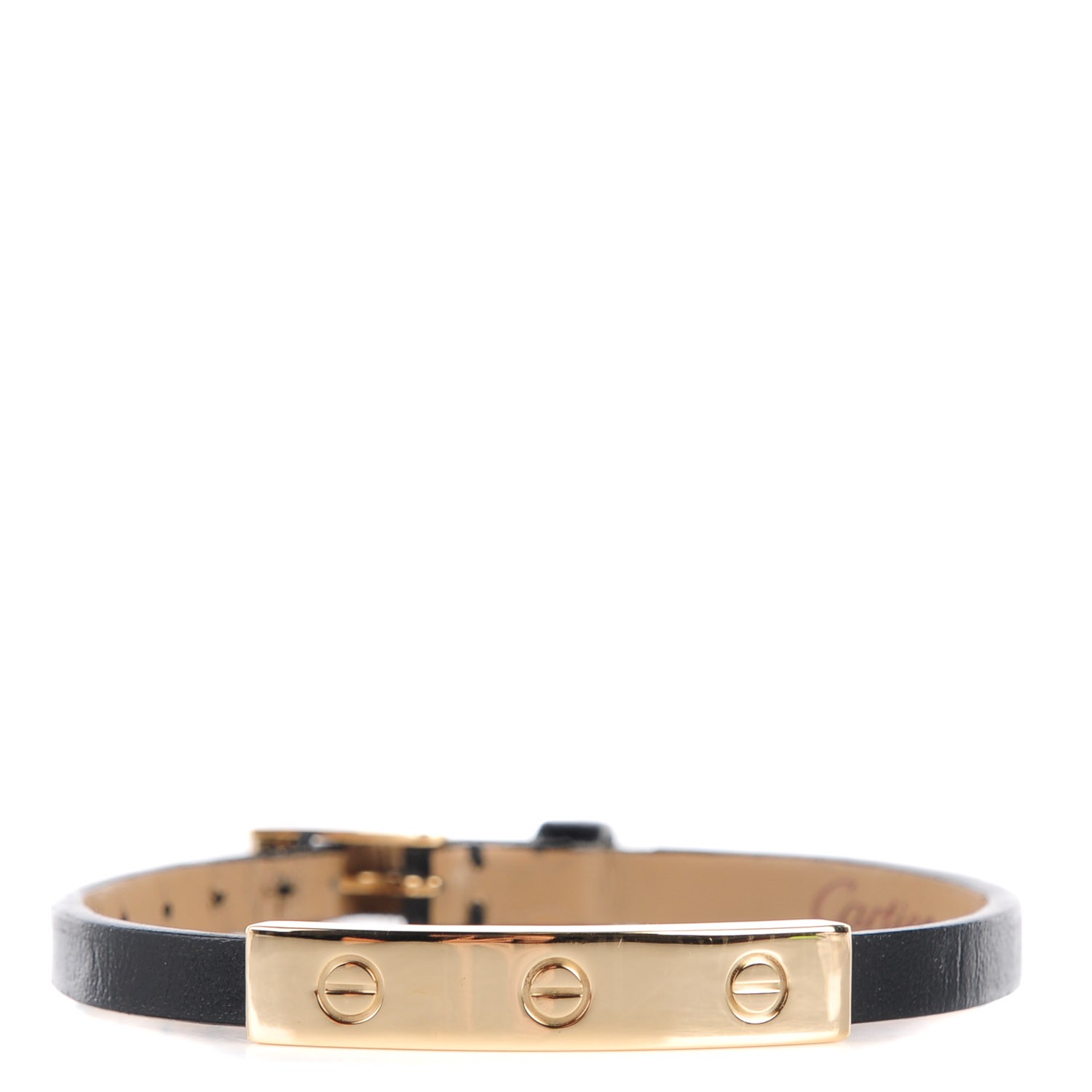 cartier love bracelet with leather strap