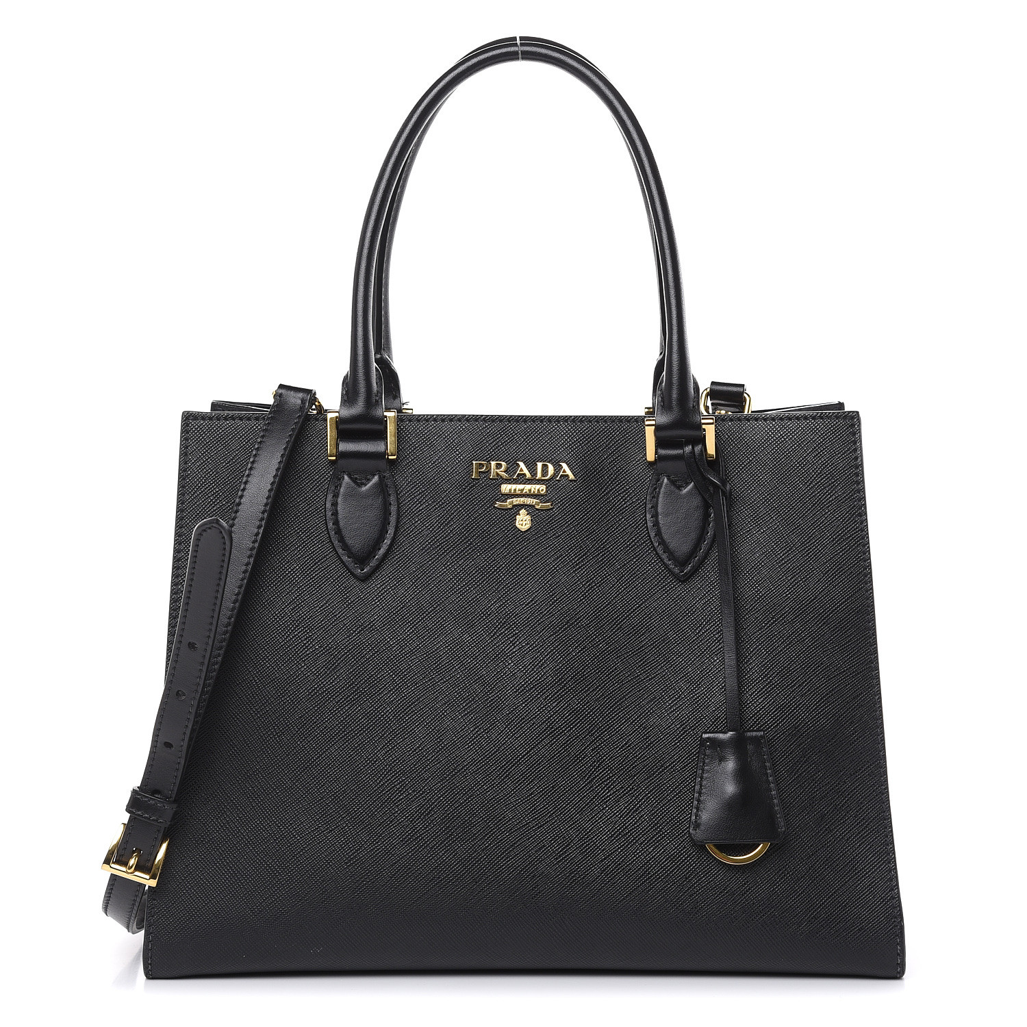 prada borsa a mano saffiano soft c