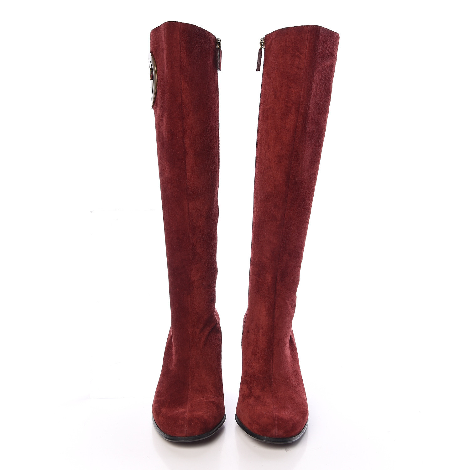 red gucci thigh high boots