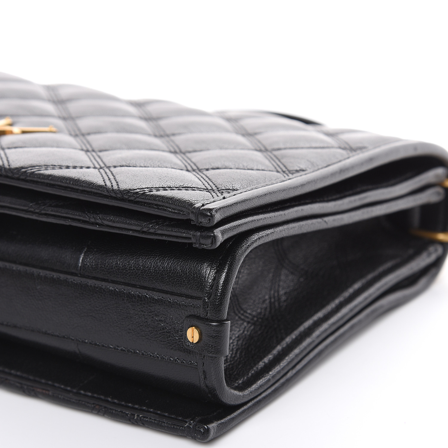 becky chain wallet in quilted lambskin