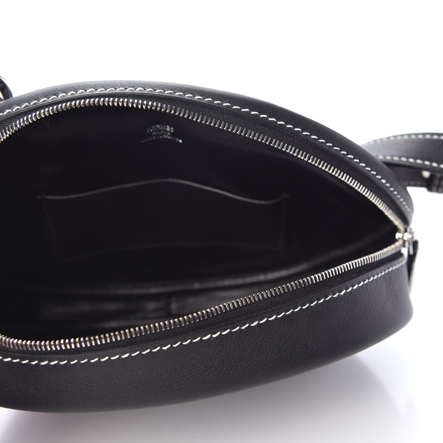 HERMES Swift InTheLoop Belt Bag Black 743022 FASHIONPHILE