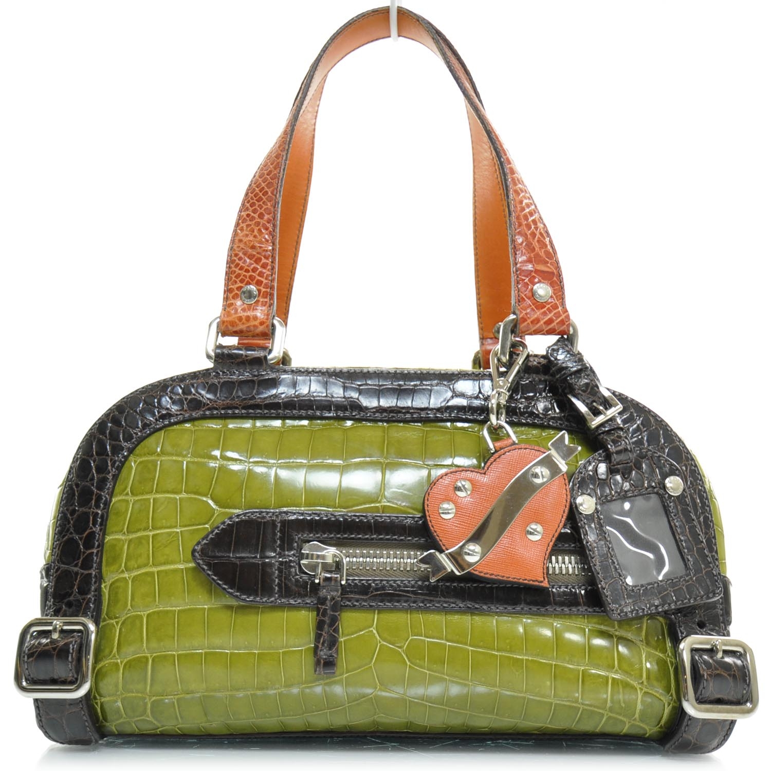 prada crocodile skin bag