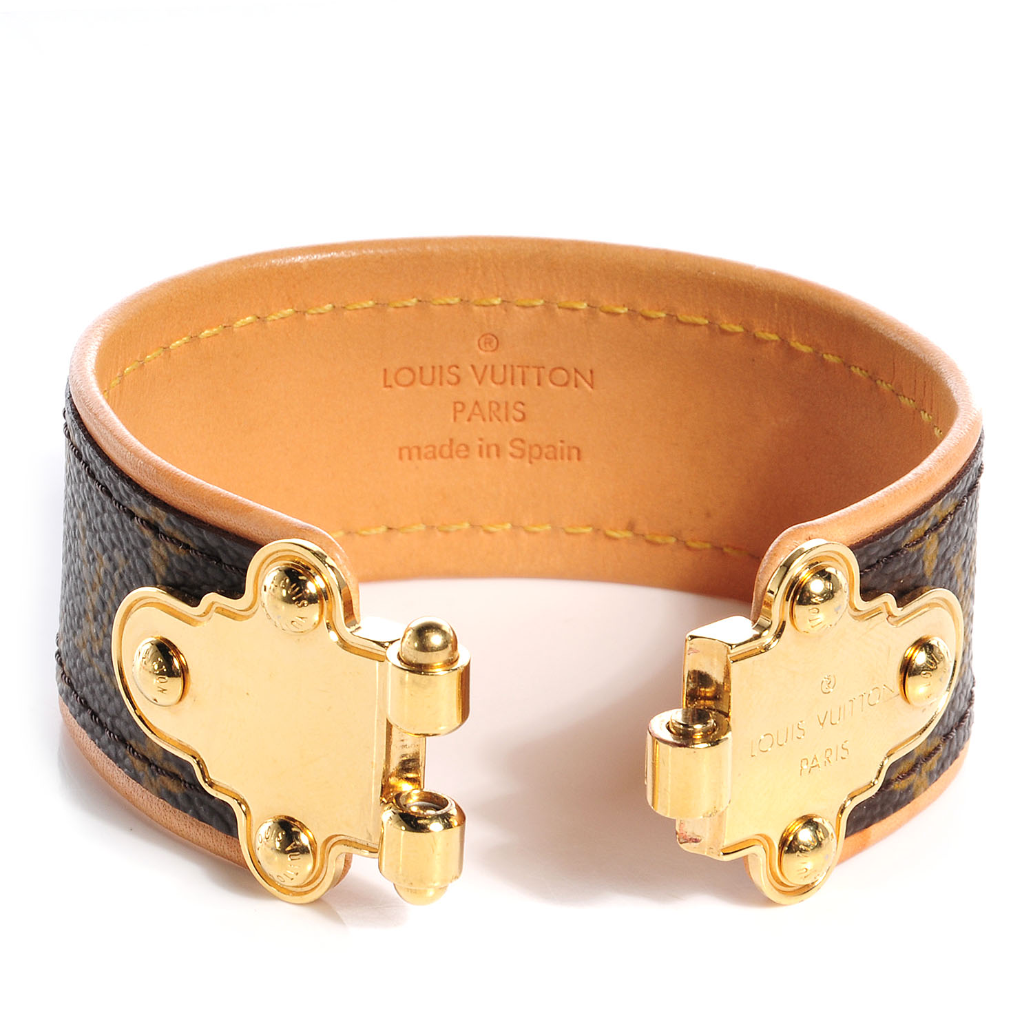 LOUIS VUITTON Monogram Save It Bracelet 19 70845 | FASHIONPHILE