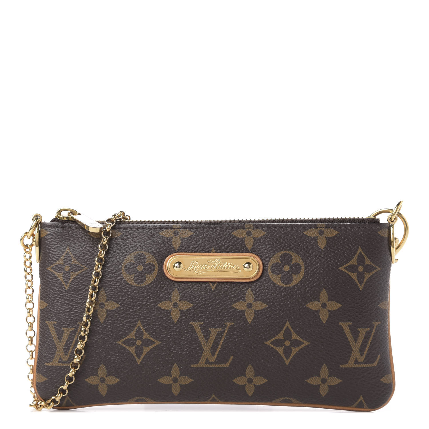 Louis Vuitton Azur Damier Canvas 'Pochette Milla' MM Bag - Louis