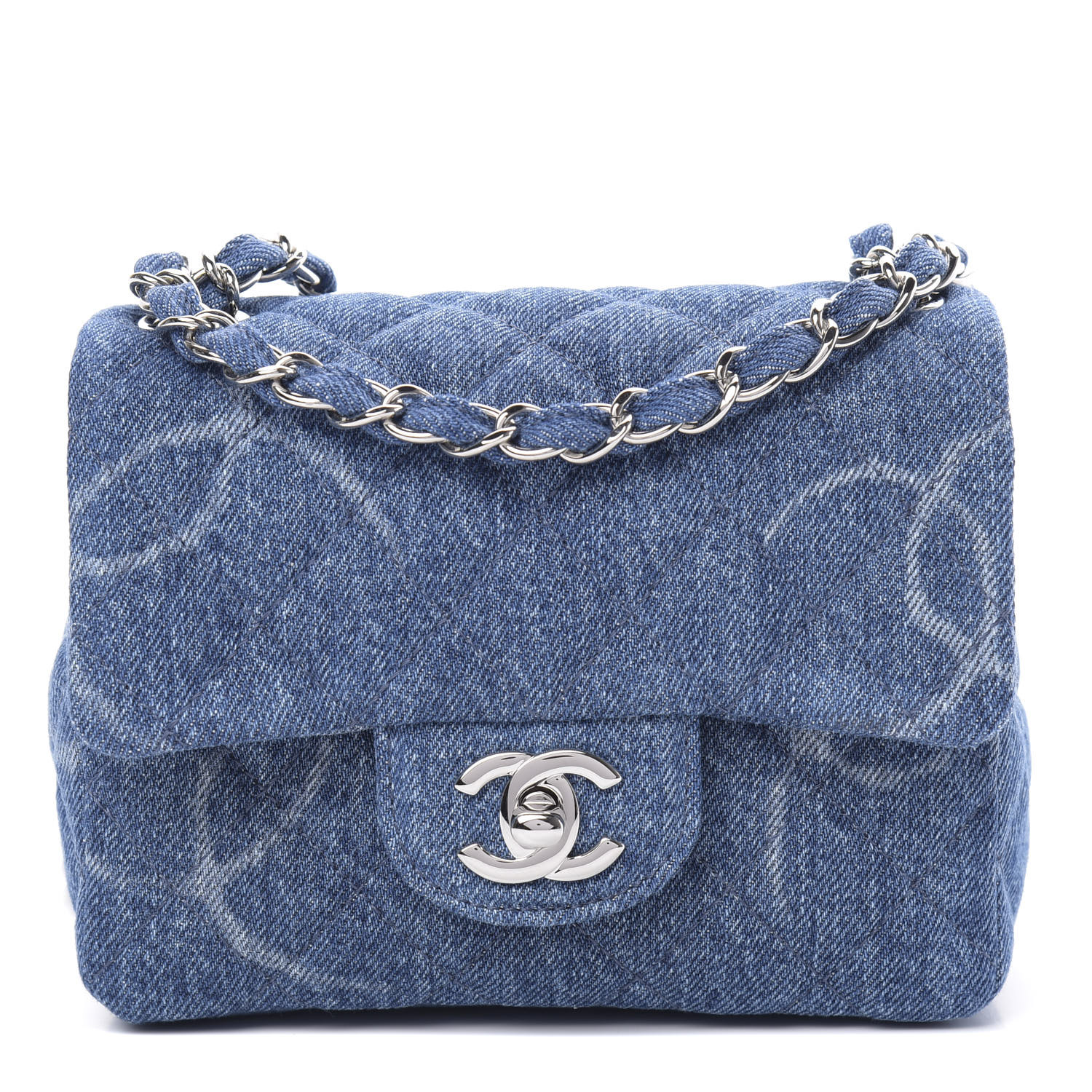 chanel denim mini