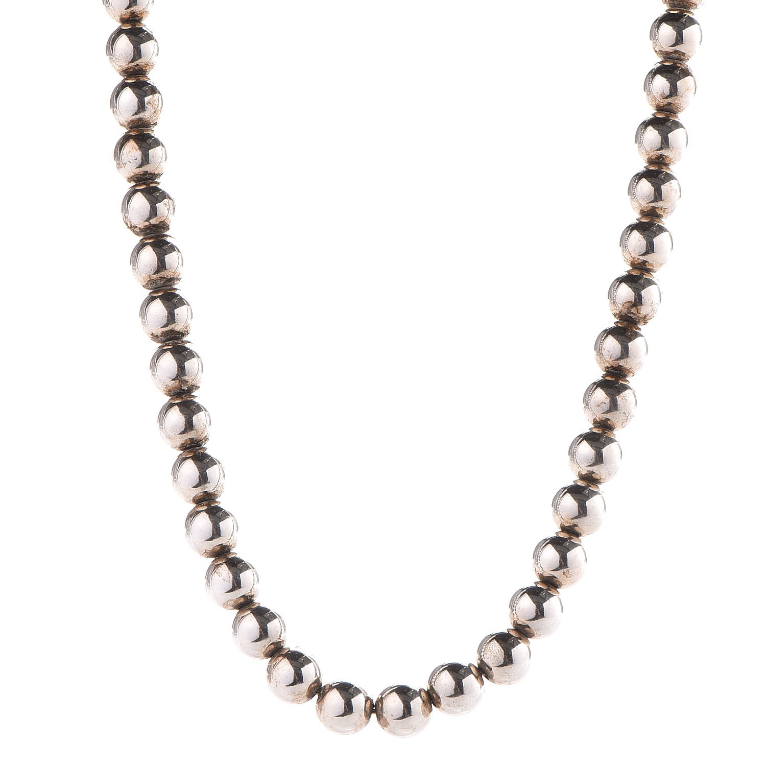 TIFFANY Sterling Silver 10mm HardWear Ball Necklace 298524 | FASHIONPHILE