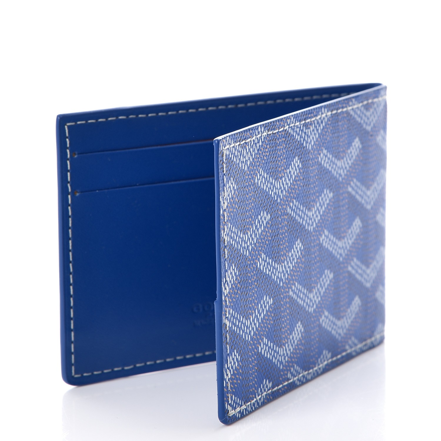 goyard mens wallet blue