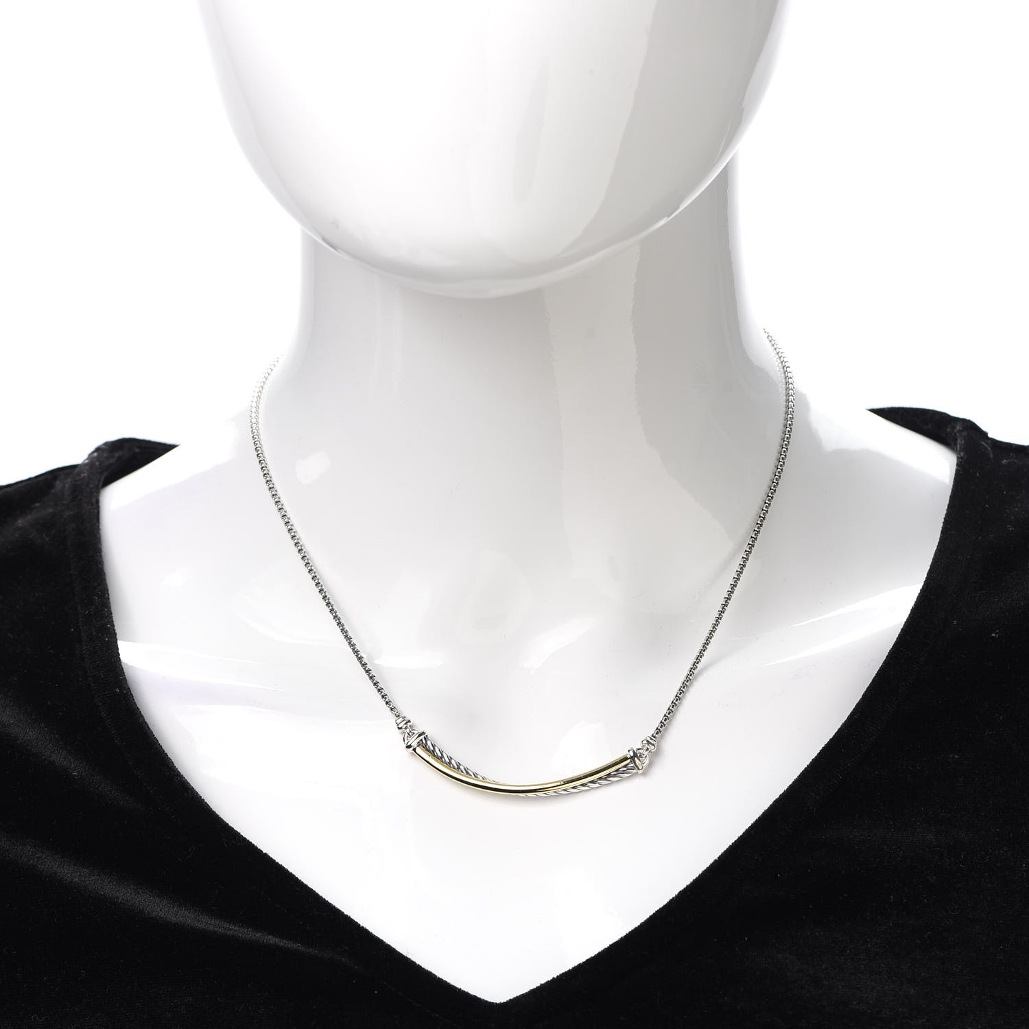 david yurman crossover bar necklace