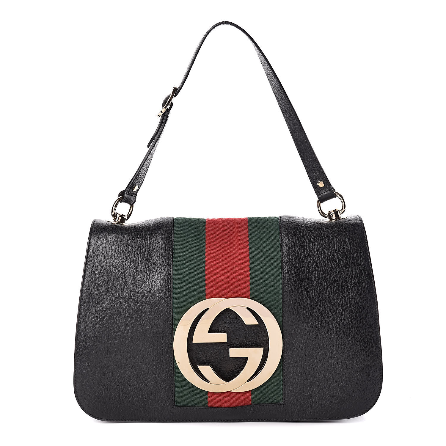 gucci flap bag black