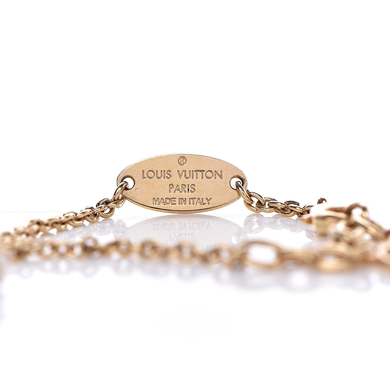 Louis Vuitton Nanogram Strass Bracelet Gold Metal & Swarovski Elements1. Size M
