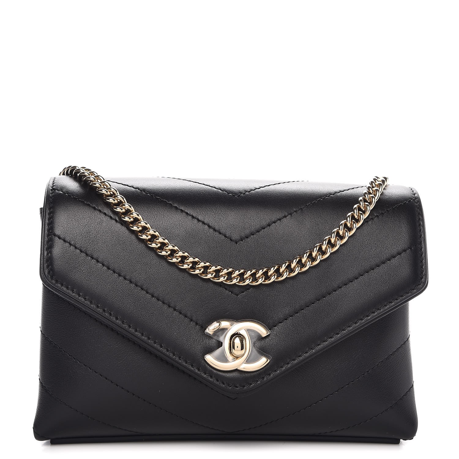 chanel chevron waist bag