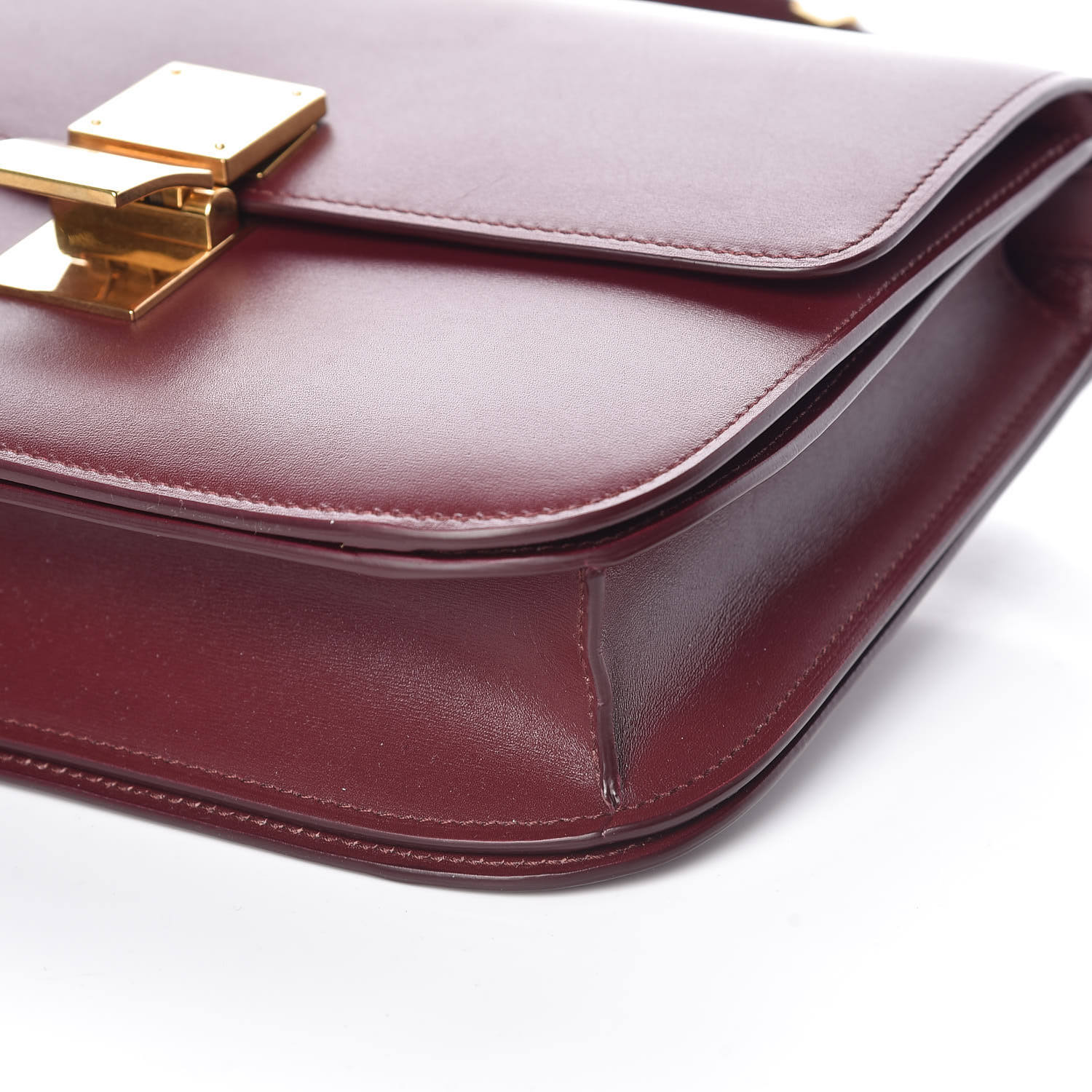 celine burgundy box bag