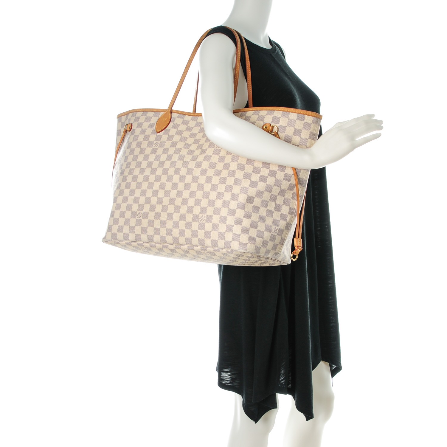 louis vuitton damier azur neverfull gm bag