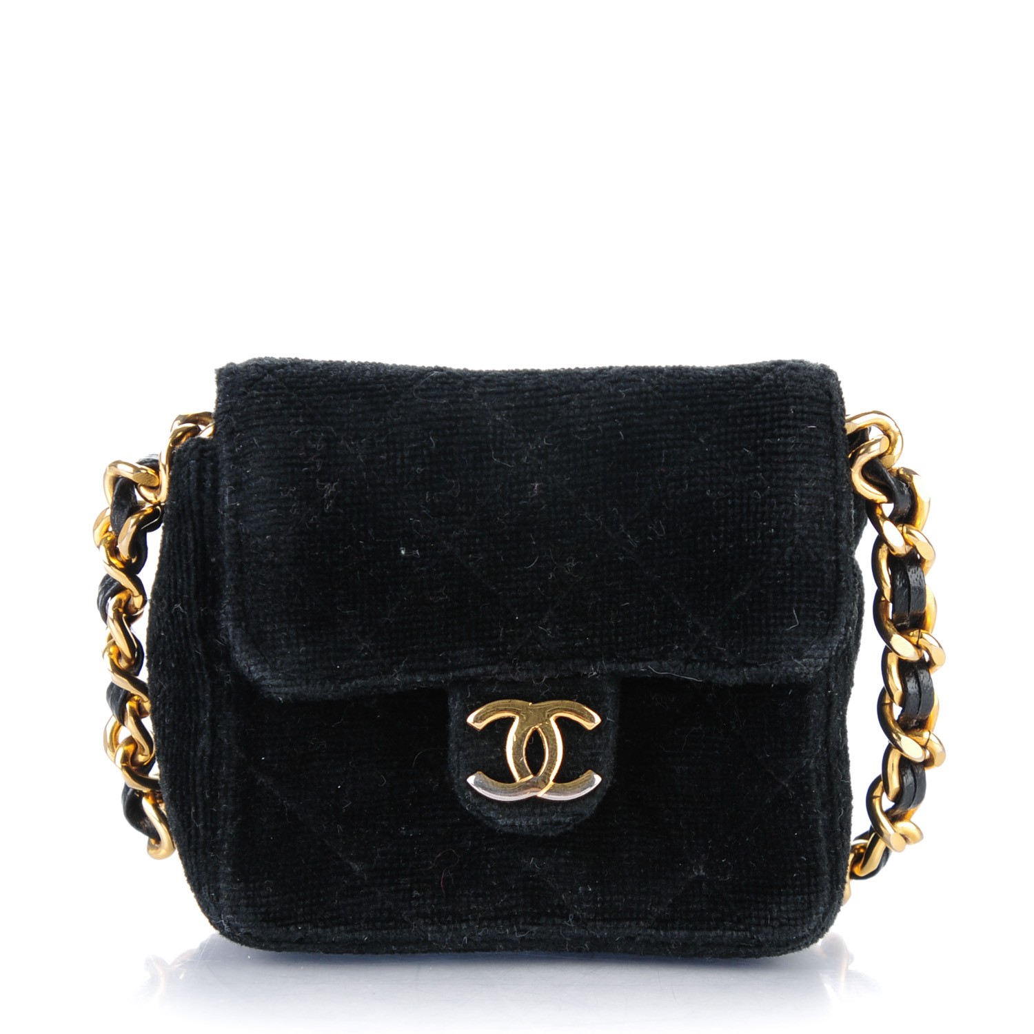 chanel velvet crossbody